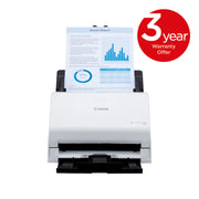 Canon R30 Scanner Front View With Paper in Tray