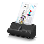 Epson ES-320W Scanner With Paper in Feeder