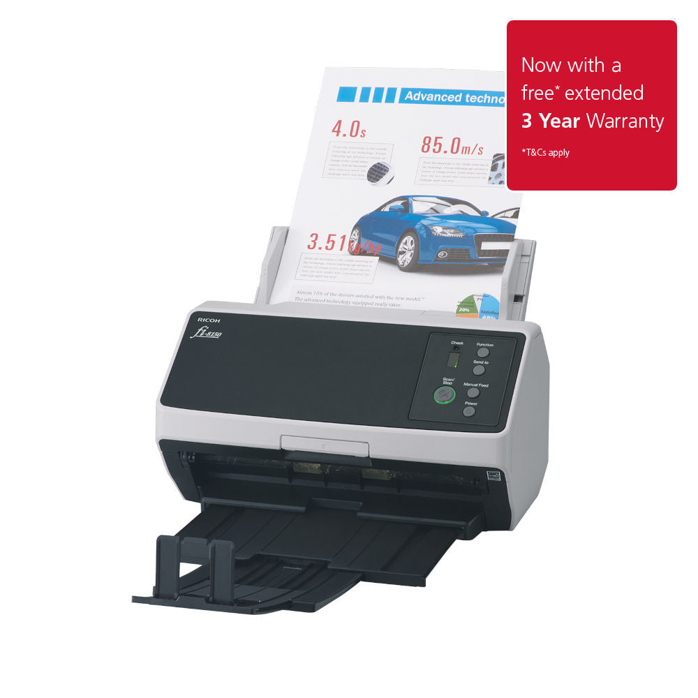 Ricoh Fi-8150 A4 Document Scanner – RTS Imaging-Superstore