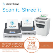 ScanSnap Scanners - Scan It Shred It Offer